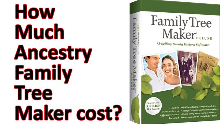 family tree maker cost