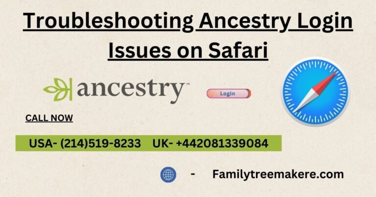 Troubleshooting Ancestry Login Issues on Safari