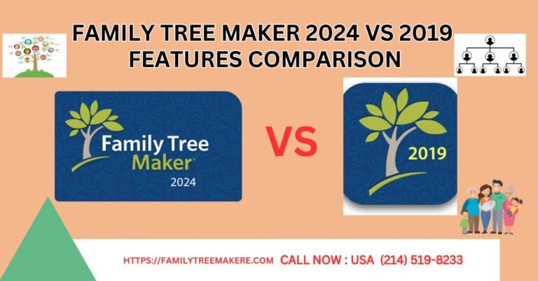 Family Tree Maker 2024 vs 2019